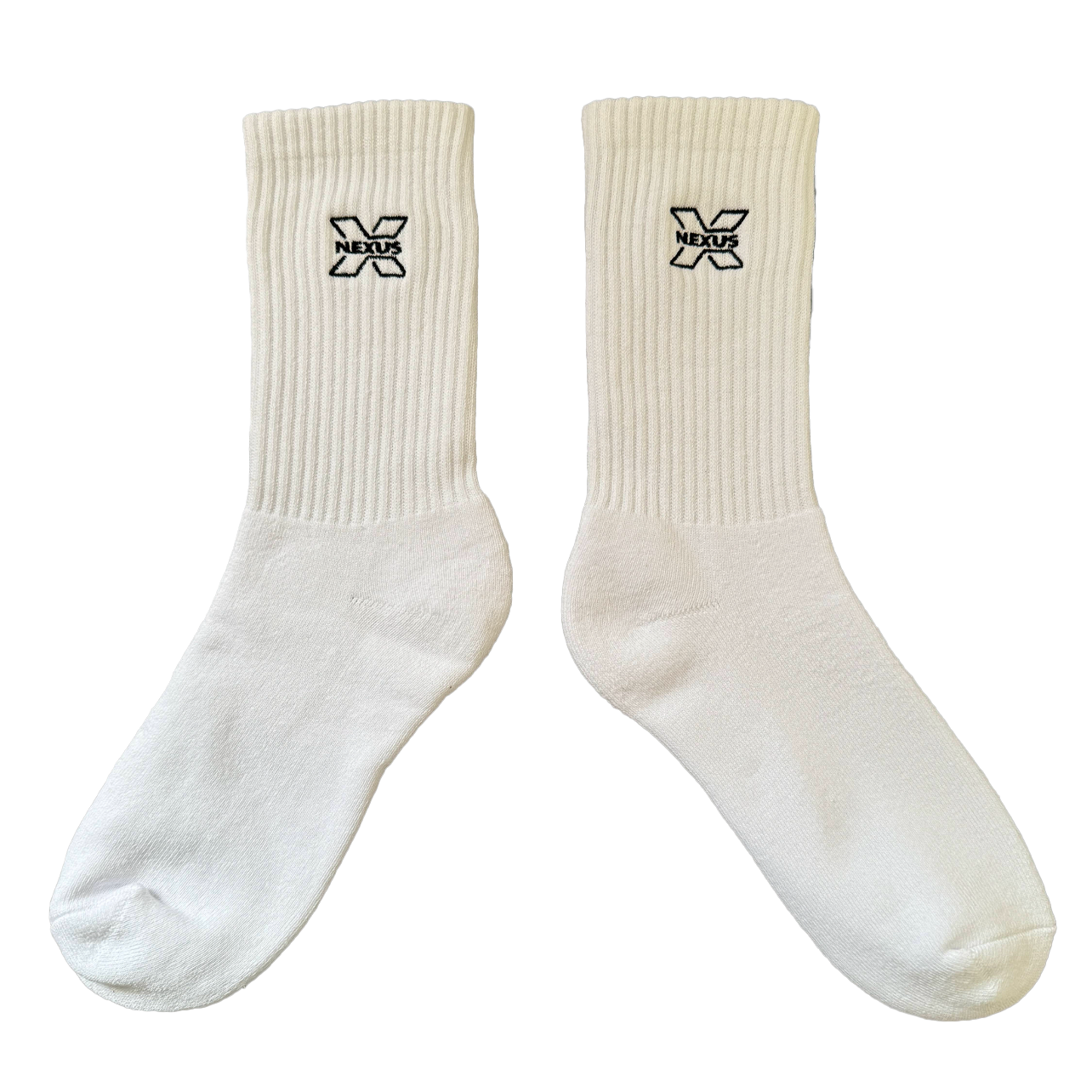 Off white crew socks best sale